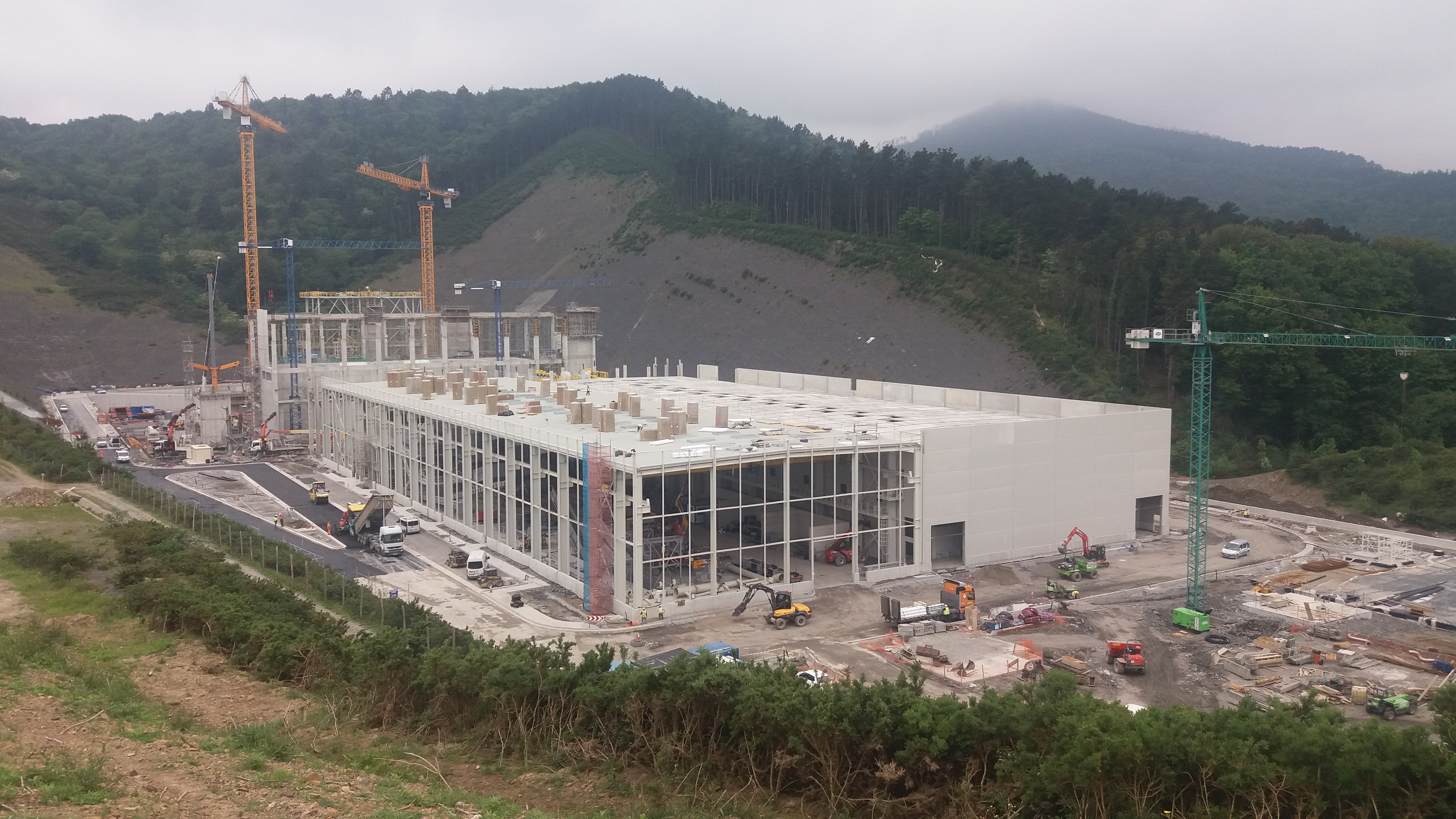 Vue générale du complexe de Zubieta à San Sebastian