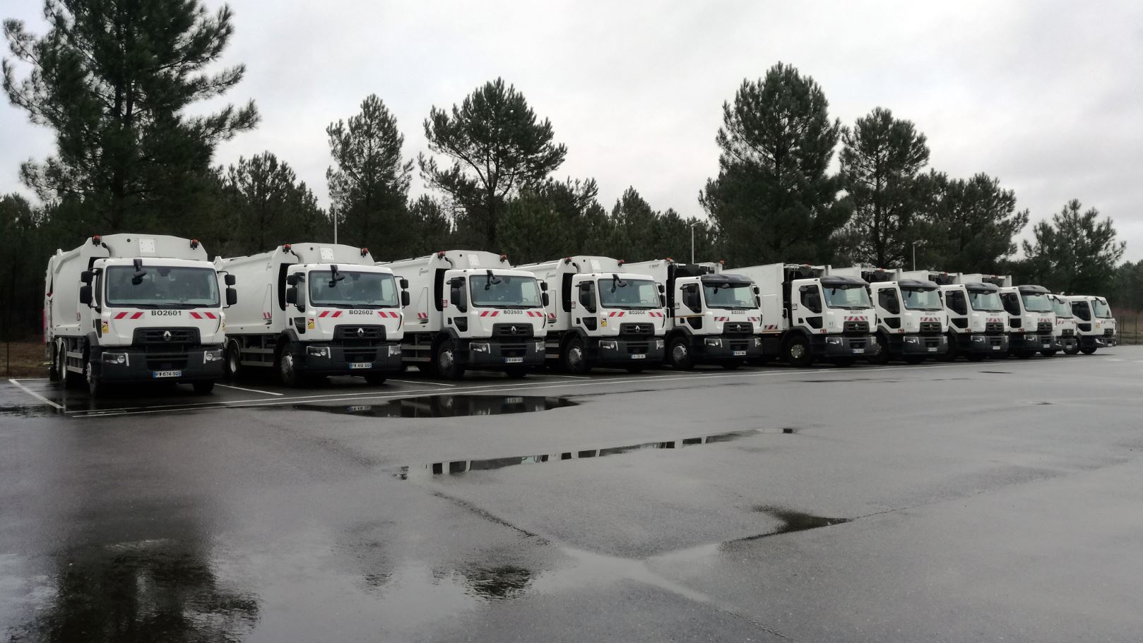 Flotte des véhicules pour le démarrage du marché de collecte à la COBAN 