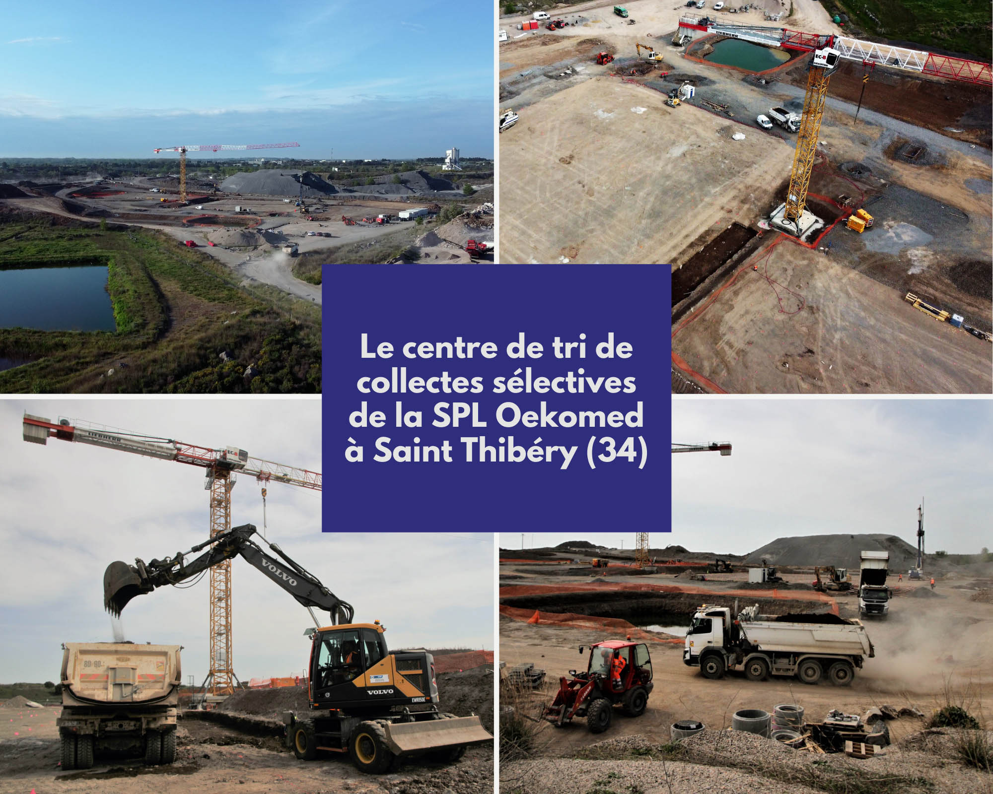 Les travaux du futur centre de tri de Saint-Thibéry ont débuté. Les travaux du futur centre de tri de Saint-Thibéry ont débuté.